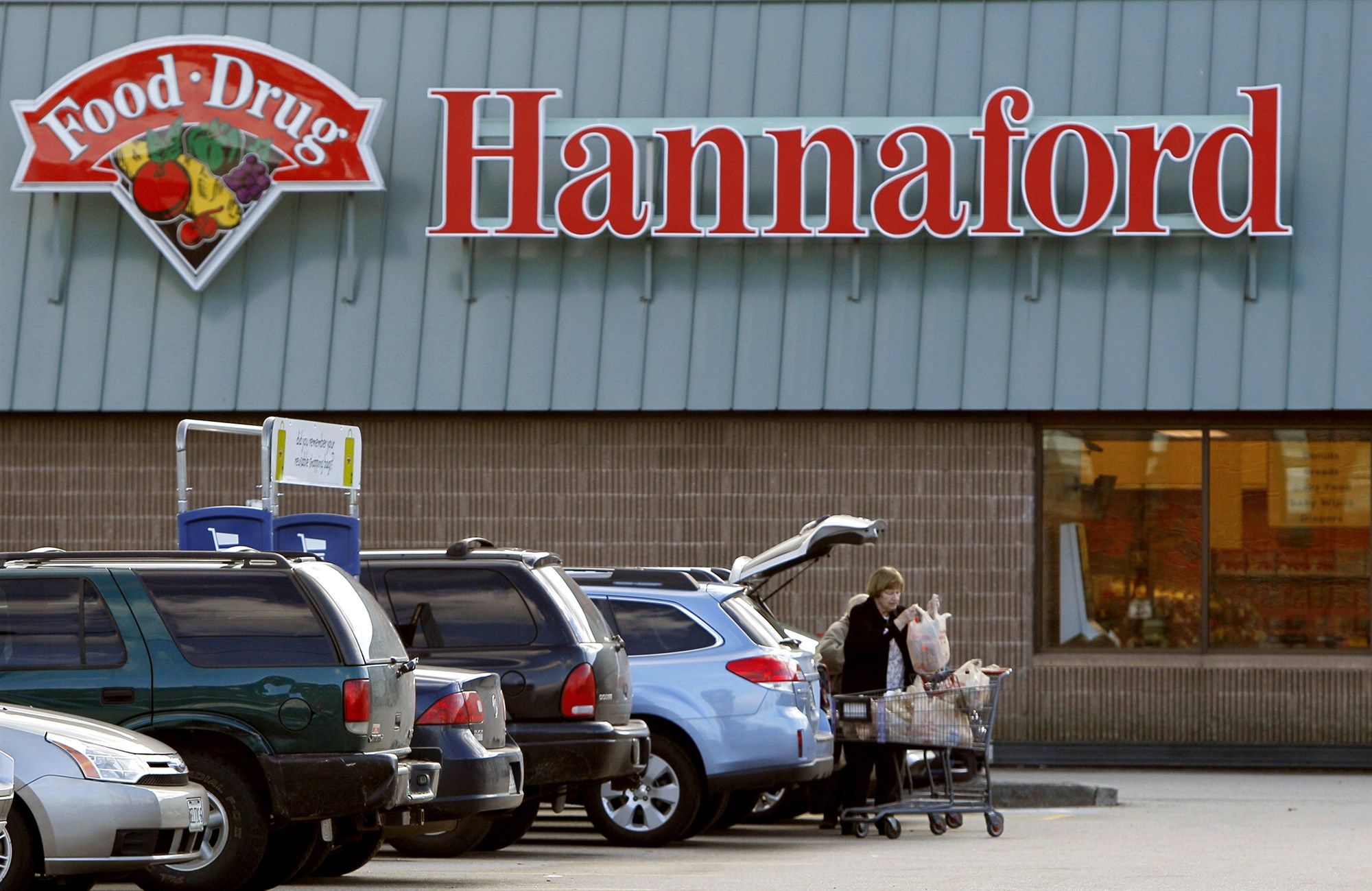 A Hannaford's grocery store in Auburn, Maine.Robert F. Bukaty / AP file