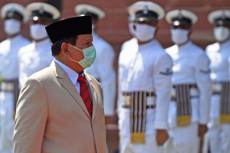 Indonesia's Defence Minister Prabowo Subianto had accepted the invitation and was set to travel to the US for the official visit.PHOTO: AFP