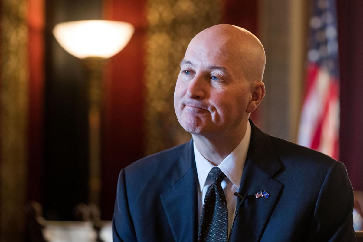 Nebraska Gov. Pete Ricketts  BRENDAN SULLIVAN/THE WORLD-HERALD